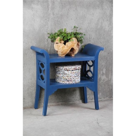 Sunset Trading Sunset Trading CC-TAB1033LD-SD Cottage Blue Accent Table & Console - Blue CC-TAB1033LD-SD